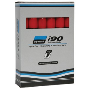 DYMARK I90 INK MARKER RED